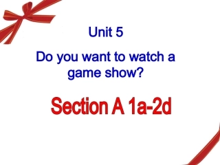 人教新目标八年级英语上册unit5__Section_A-1_课件