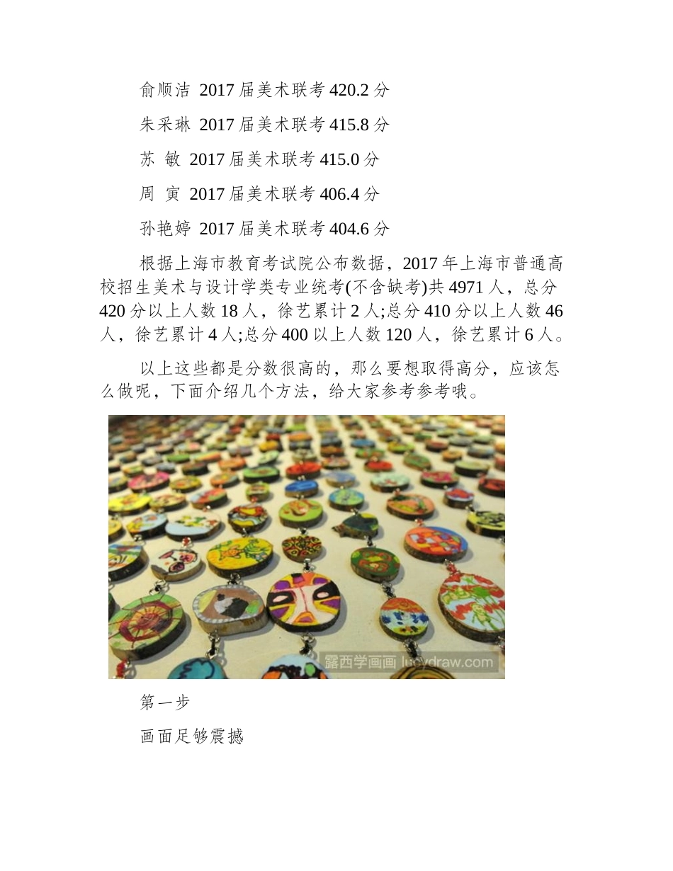 美术联考多少分是高分_美术联考_第2页