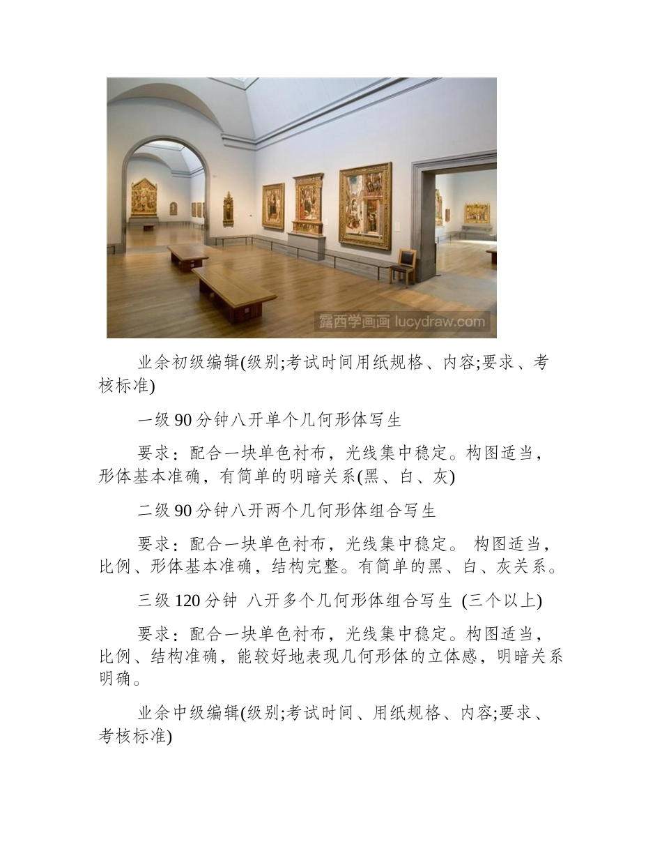 美术考级素描要带什么美术考级_第2页