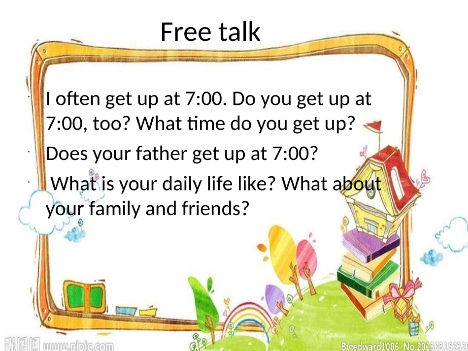 小学英语第五课课件_第3页