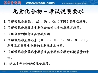 《无机物推断》课件