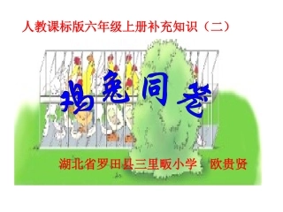 _鸡兔同笼湖北省罗田县三里畈小学欧贵贤