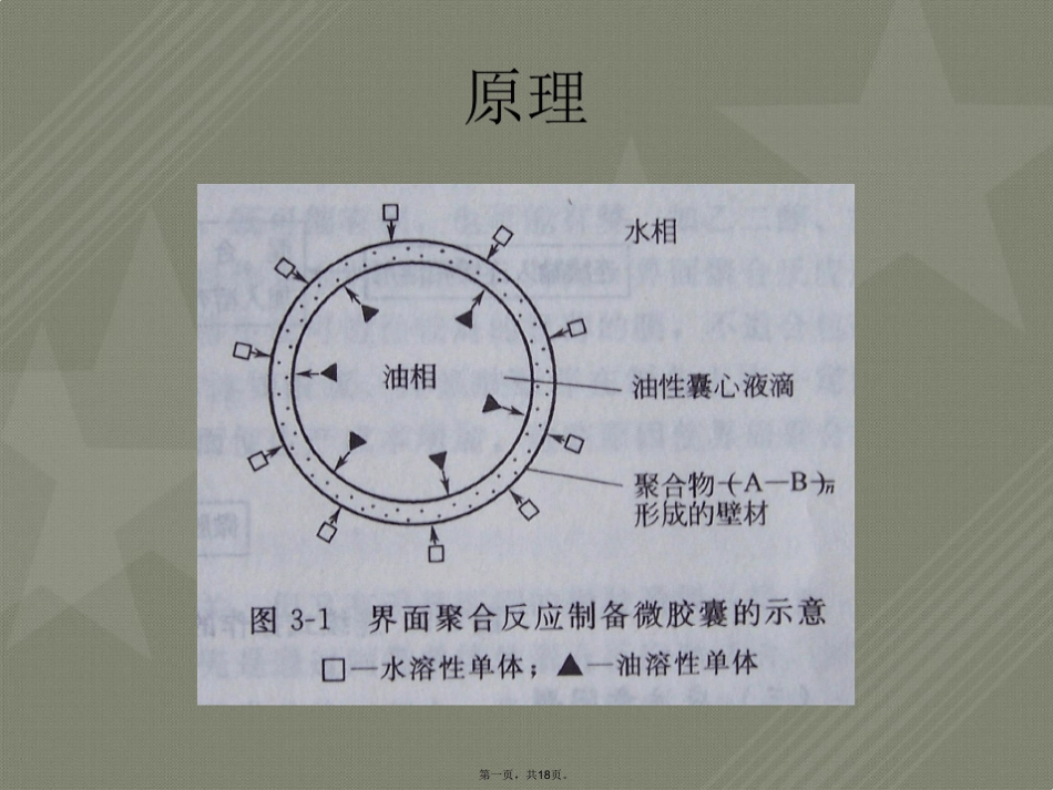 界面聚合技术在微胶囊制备中的应用_第1页