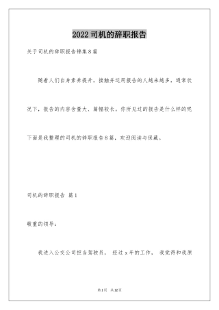 2024司机的辞职报告_37