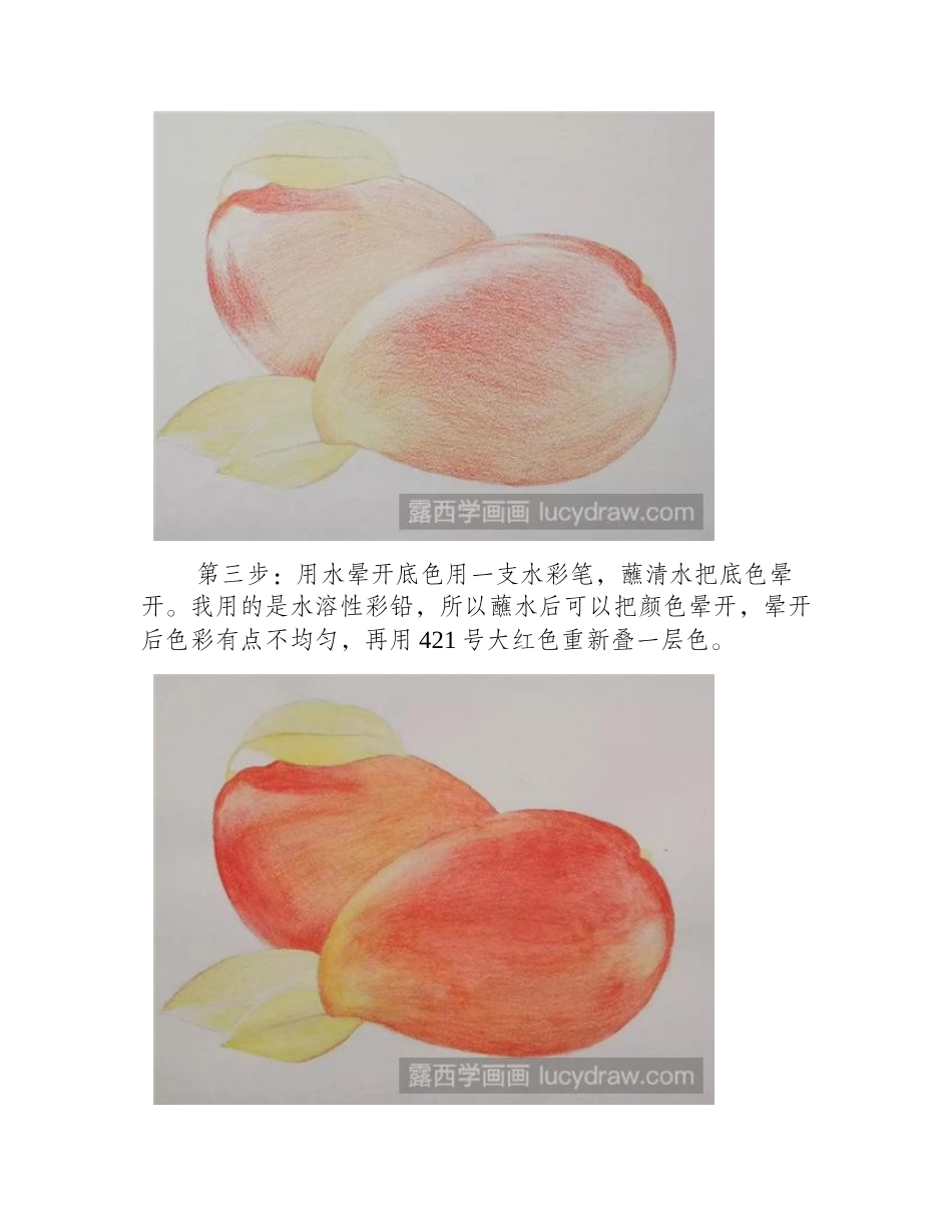 芒果怎么画_泰芒彩铅画步骤是什么_彩铅画教程_第2页