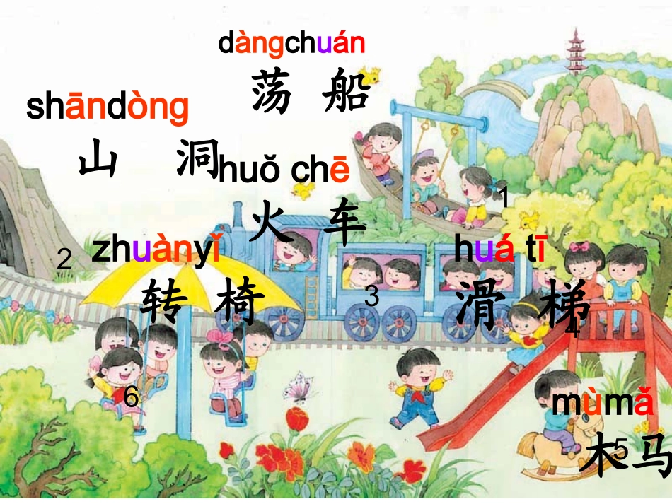 苏教版一年级上识字3课件_第3页