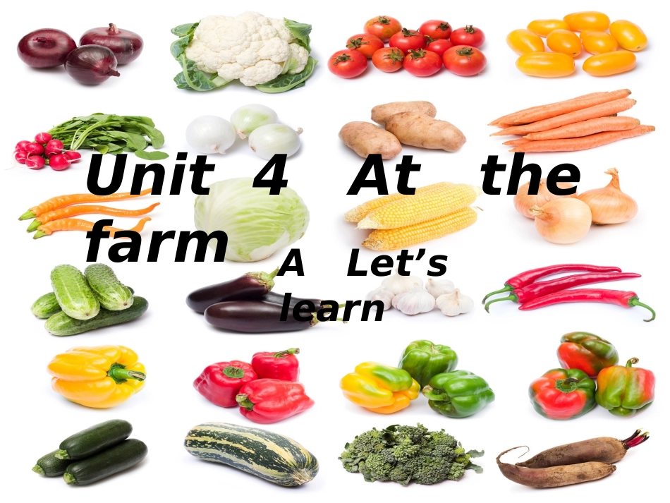 PEP人教版四年级英语下册第四单元_A-let's_learn_第2页