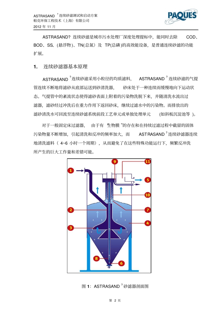 ASTRASAND连续砂滤调试和启动方案20110708解读_第3页