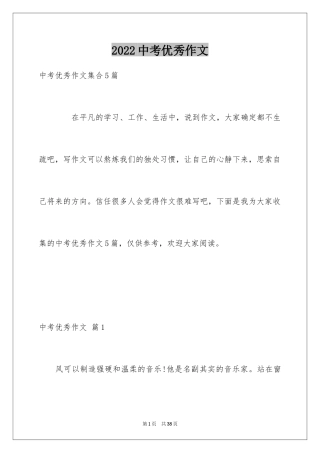 2024中考优秀作文_265