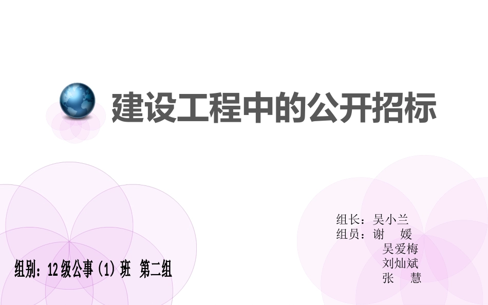 建设工程中的公开招标_第1页