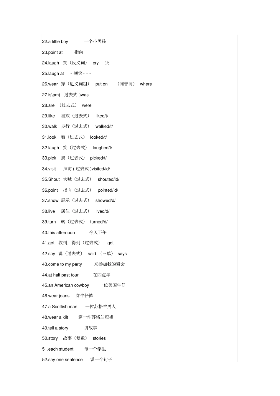 AUnitThekingsnewclothes知识点整理_第2页