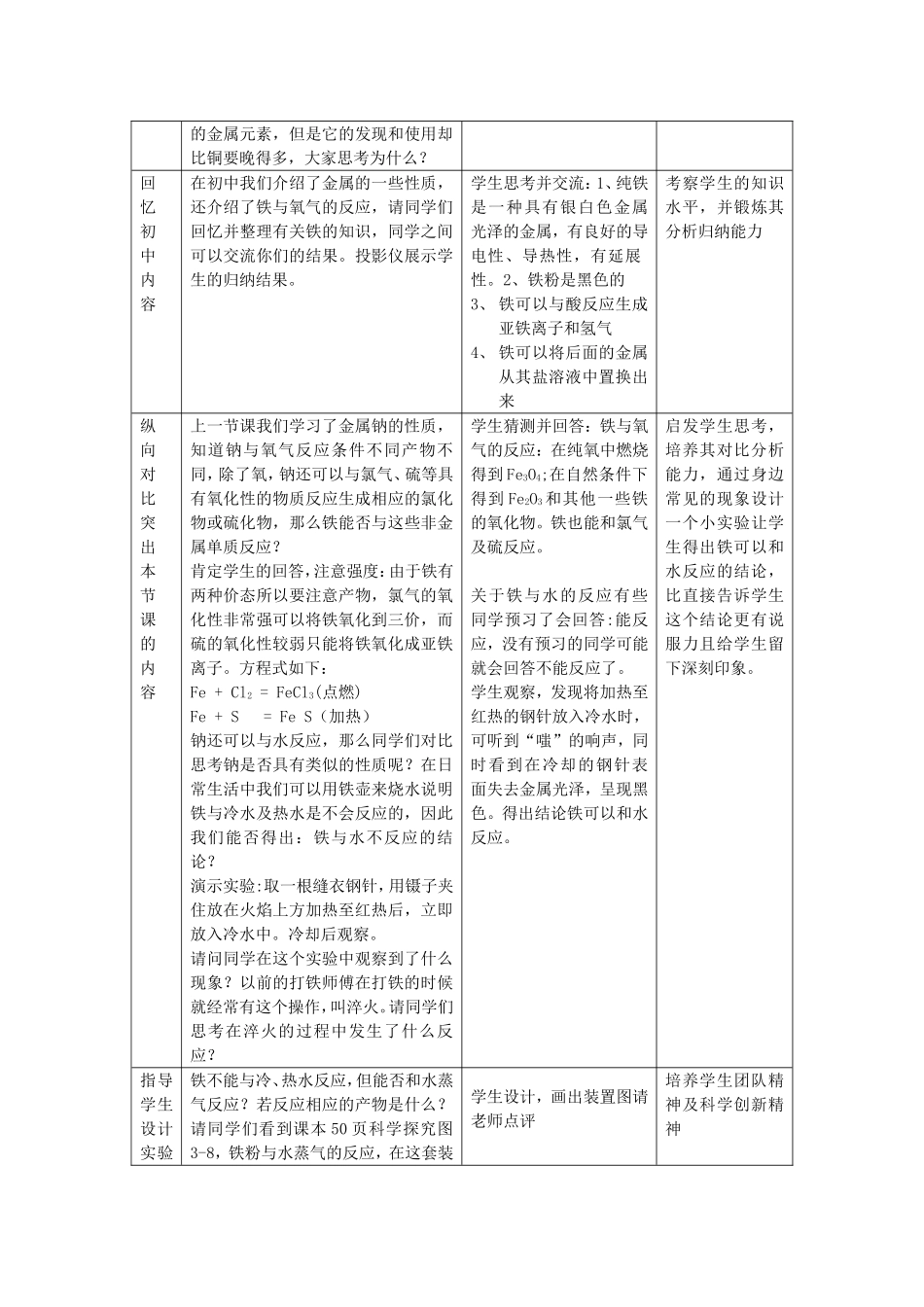 铁的性质教案_第3页
