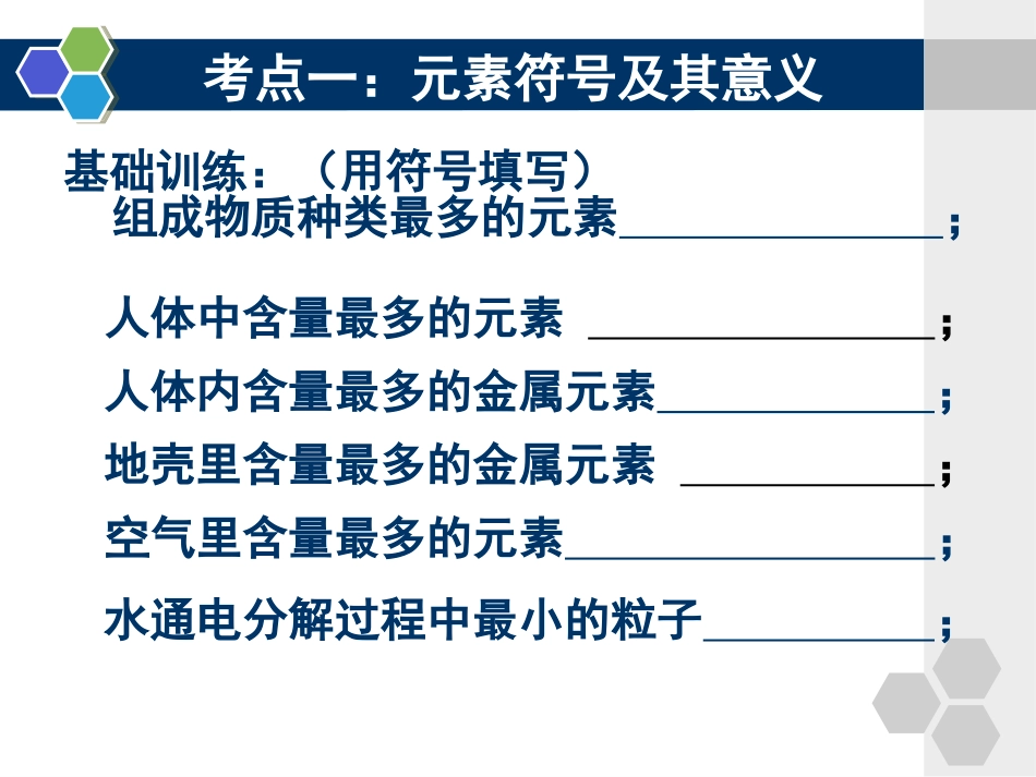 九年级化学用语复习课件_第3页