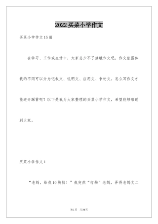 2024买菜小学作文_4