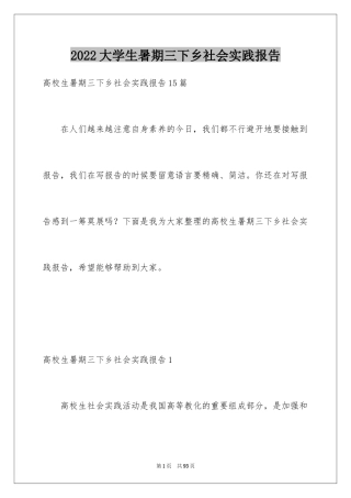 2024大学生暑期三下乡社会实践报告_2