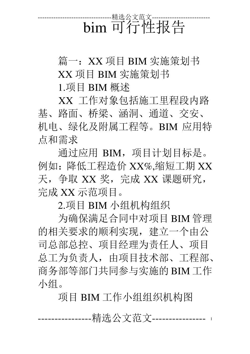 bim可行性报告_第1页