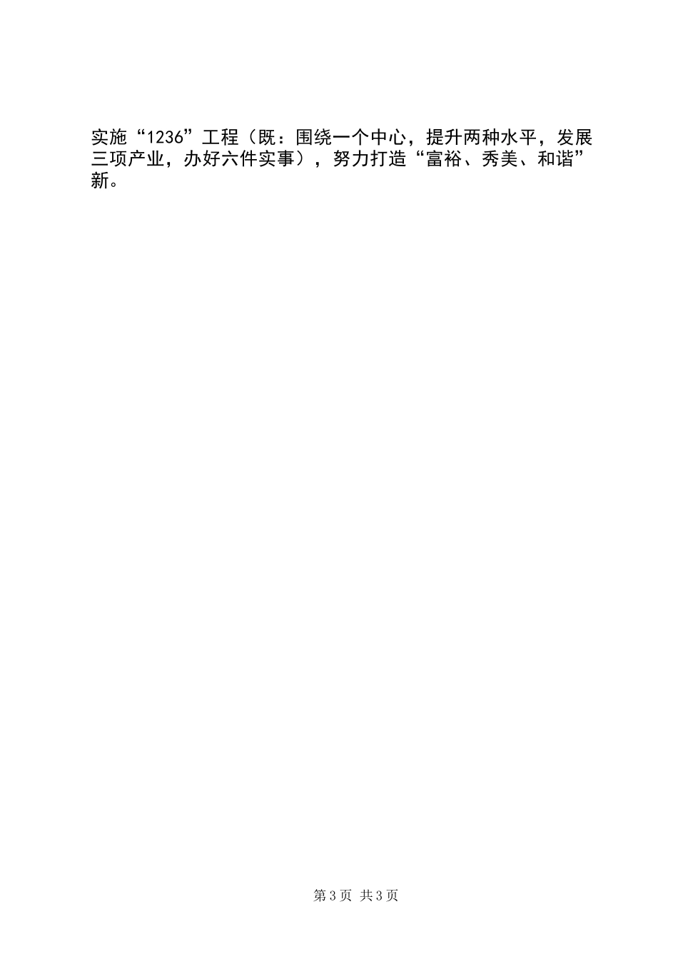 乡镇主要负责人执政为民工作汇报_第3页