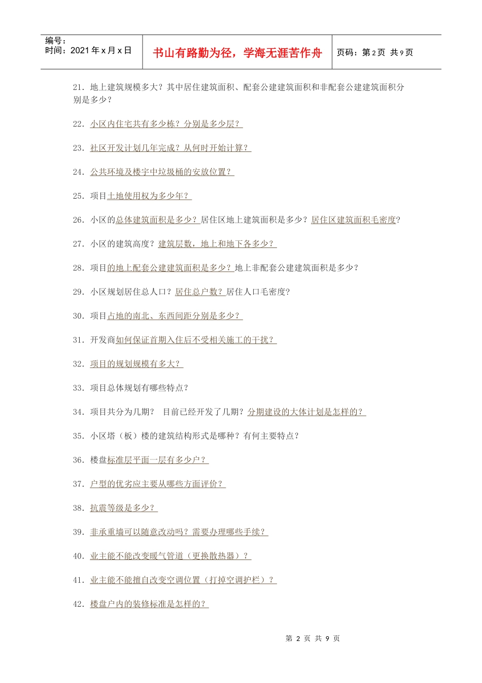 房地产销售的180个答客问_第2页