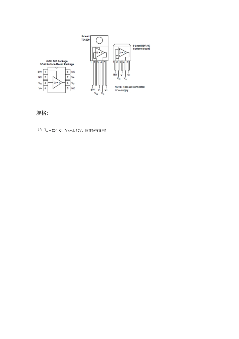 BUF634中文资料解读_第3页