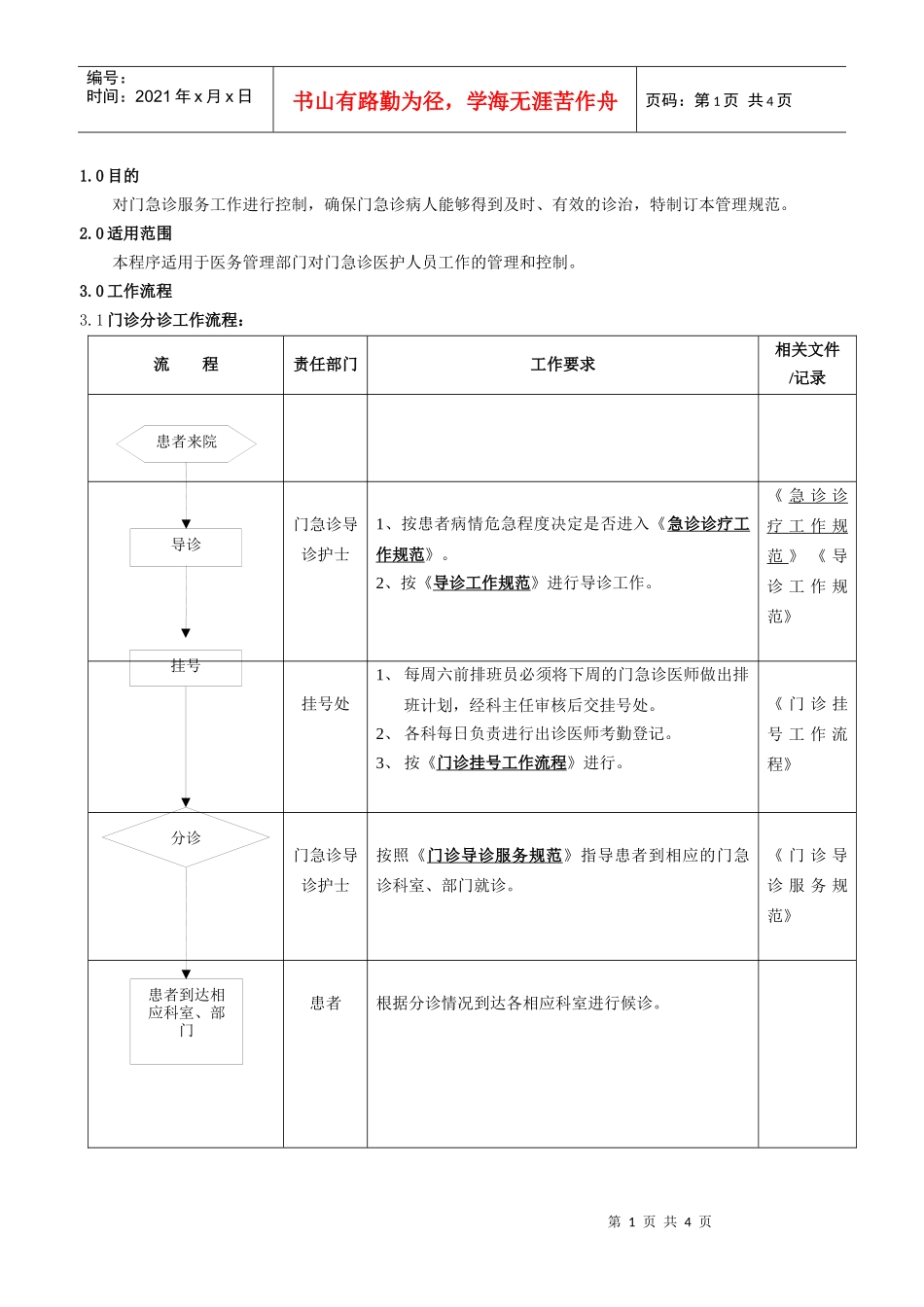 门急诊就诊服务工作流程doc-白云区信息网_第1页