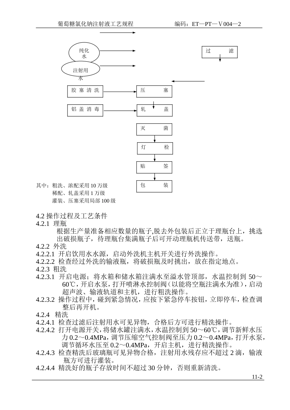 葡萄糖氯化钠注射液工艺规程_第2页