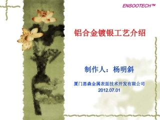 铝件镀银工艺(1)