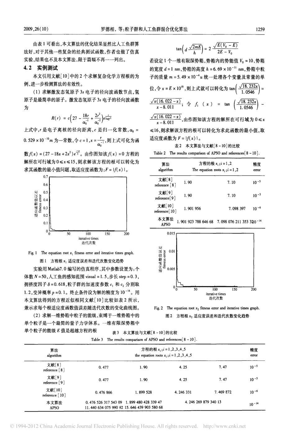 粒子群和人工鱼群混合优化算法_第3页