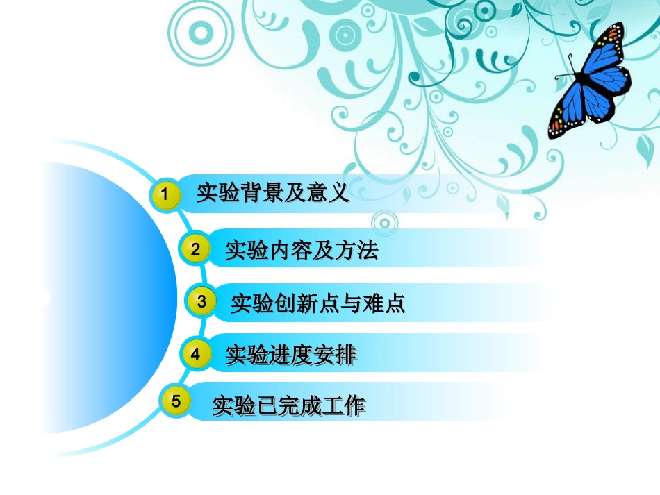 (优秀必备)开题报告精美PPT模板(恋蝶版)_第2页