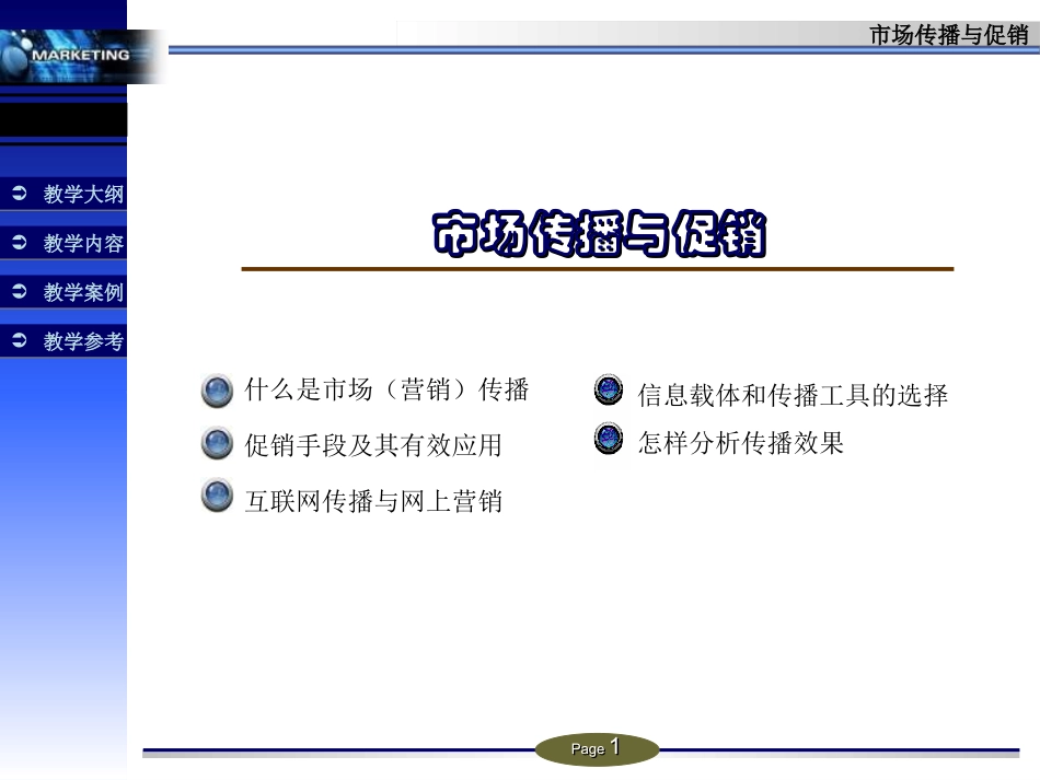 市场传播与促销_第1页