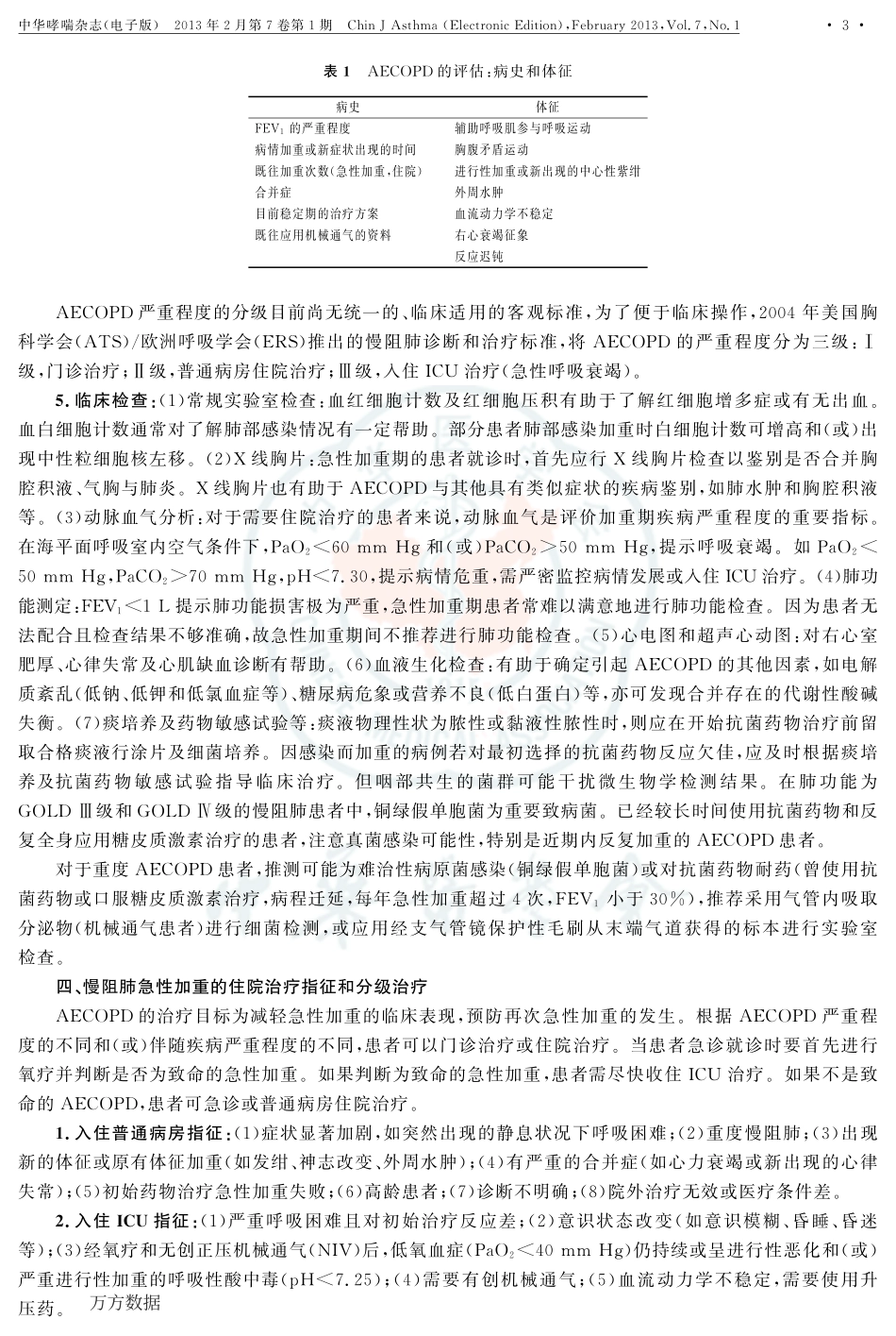 慢性阻塞性肺疾病急性加重(AECOPD)诊治中国专家共识(草案)_第3页