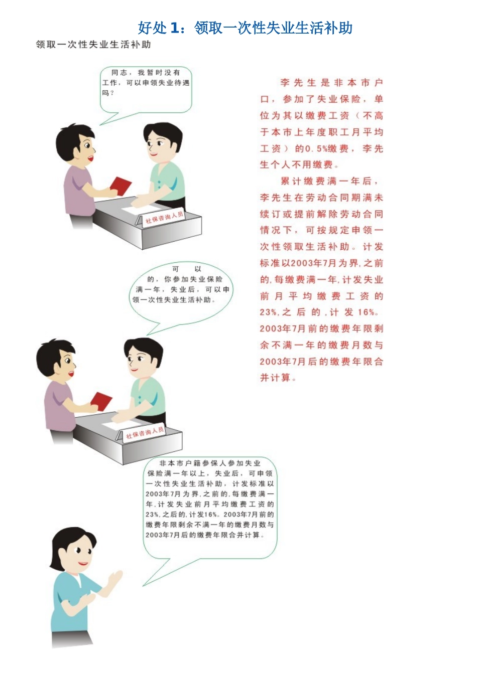 失业保险之好处_第1页