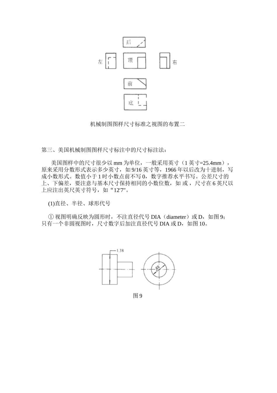 美国机械制图图样尺寸标准_第2页