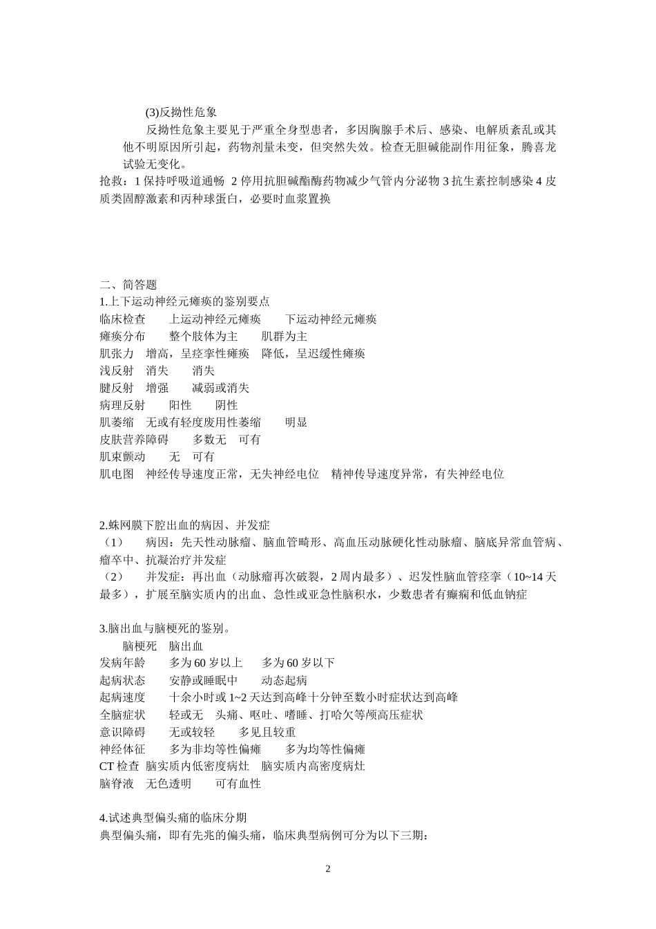 神经病学病学简答题集24_第2页