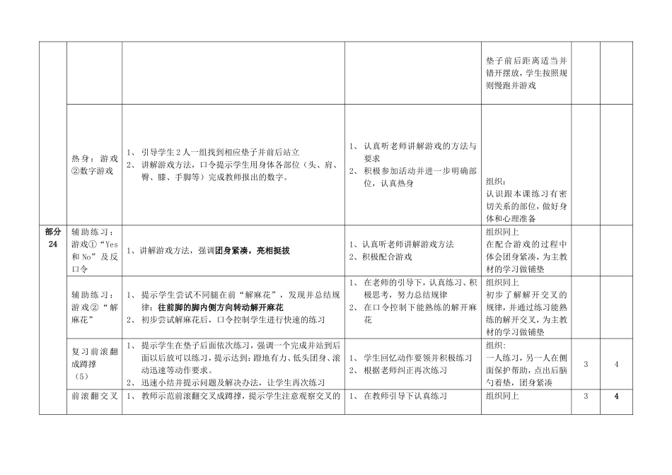 前滚翻交叉转体180度教案_第3页