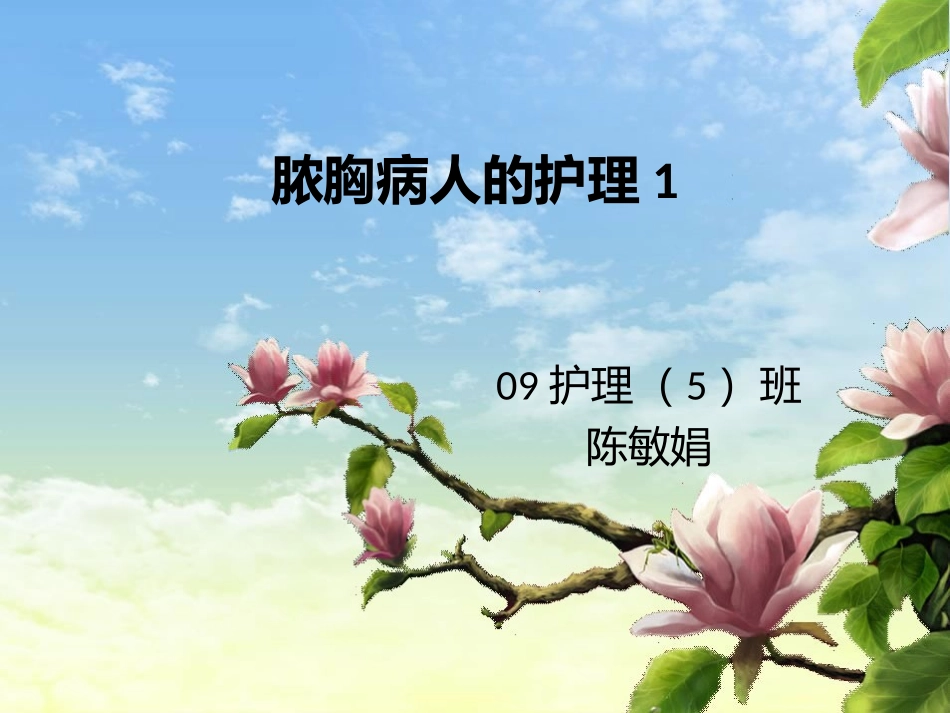 脓胸病人的护理1_第1页