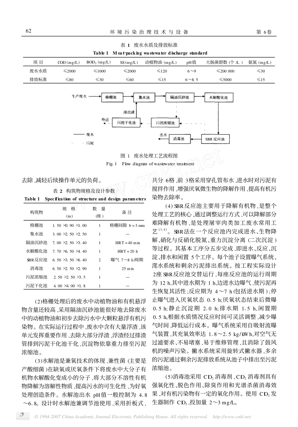 水解酸化+SBR工艺处理小规模养殖屠宰废水_第2页