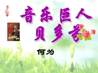 《音乐巨人贝多芬》参考课件3