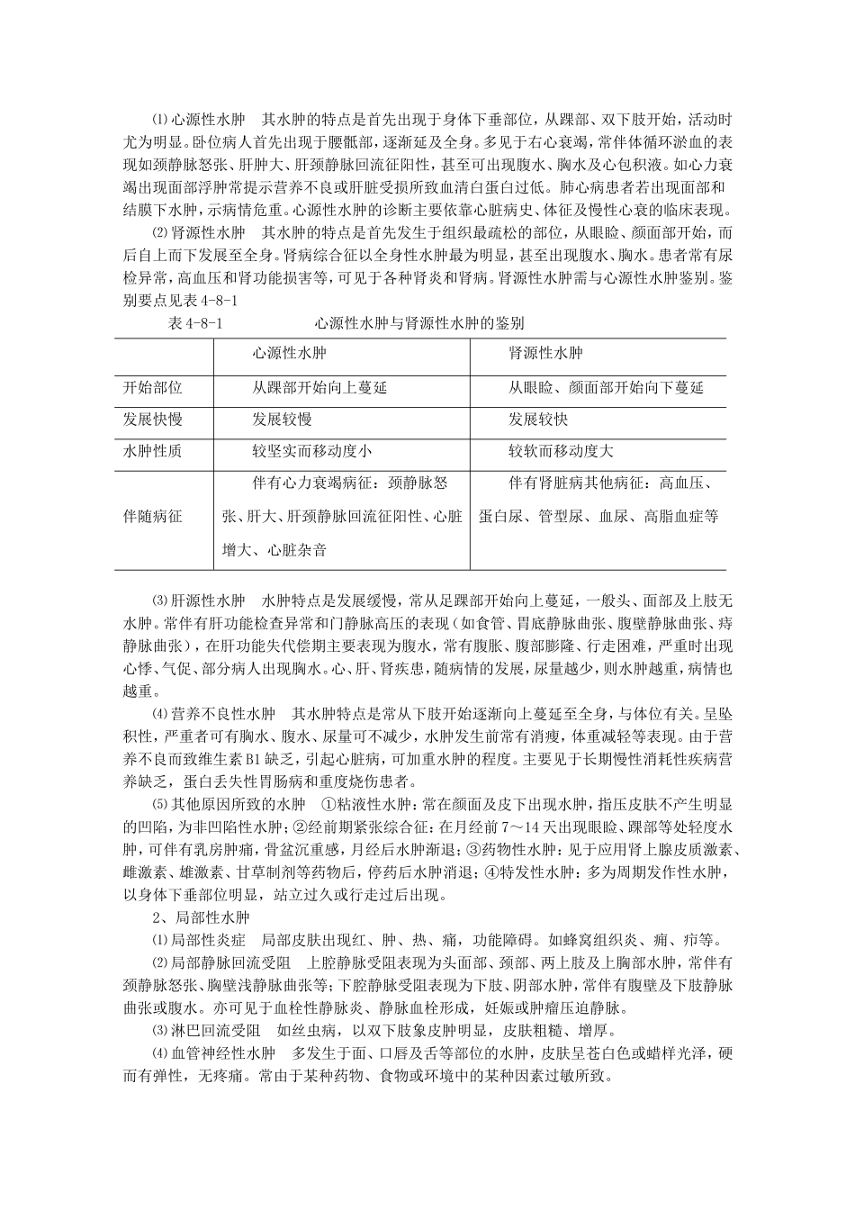 人体组织间隙中有过多的液体积聚而出现肿胀时称为水肿_第2页