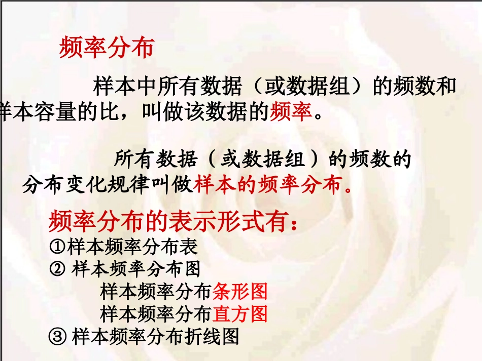 用样本频率分布估计总体分布周军_第2页