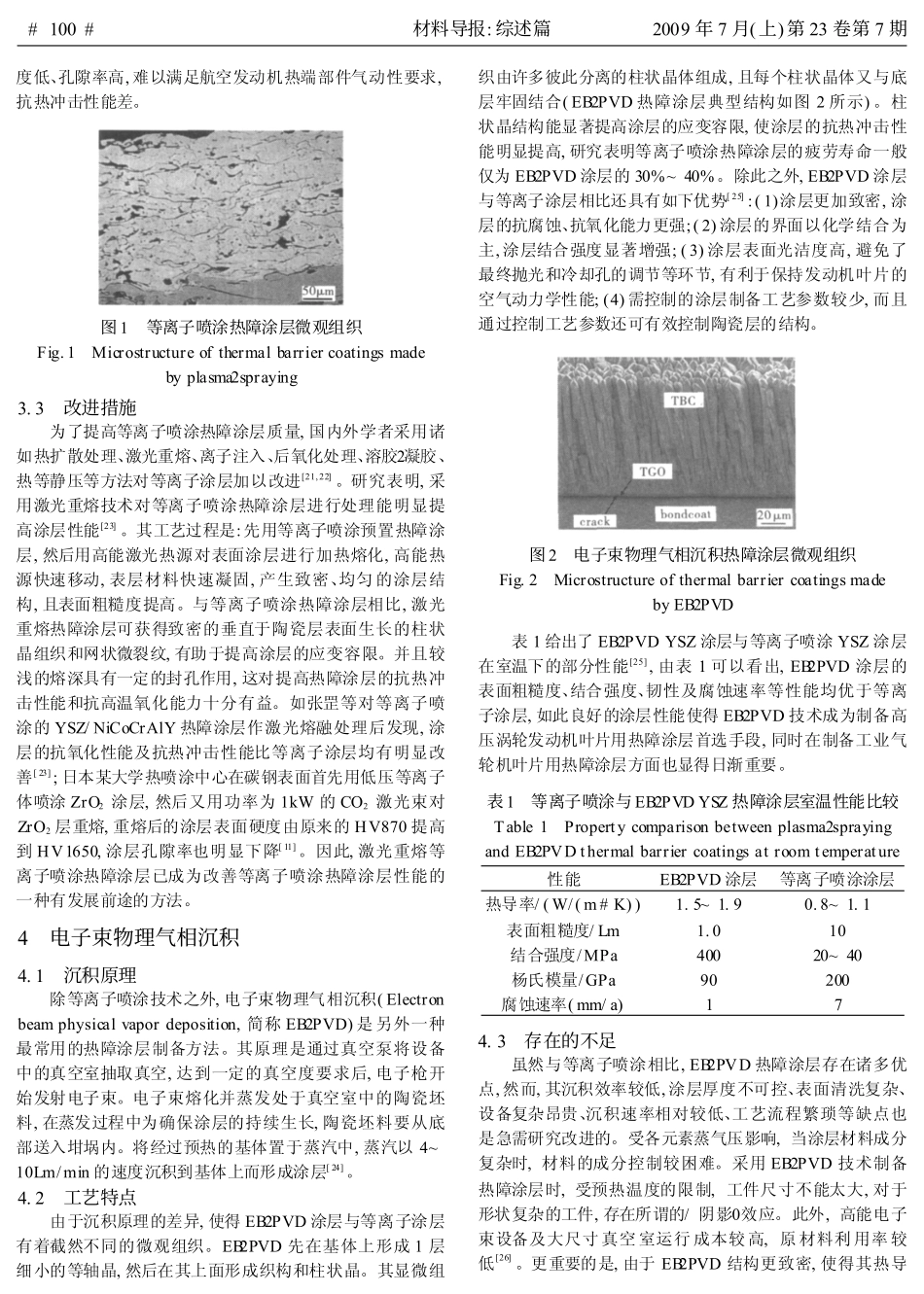 热喷涂及电子束物理气相沉积技术在热障涂层制备中的应用_第3页
