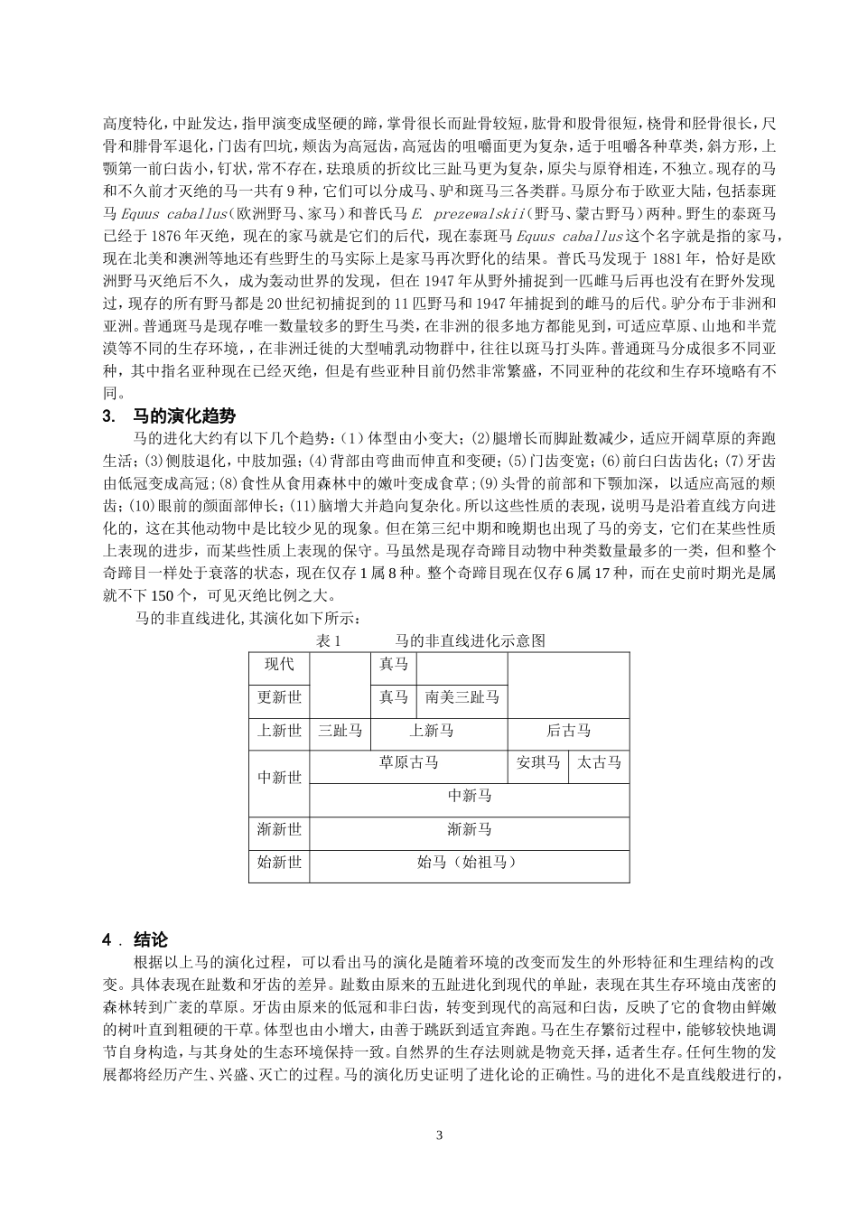 马的演化特征_第3页