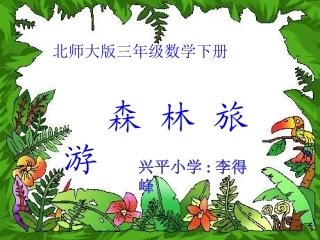 《森林旅游》课件ok