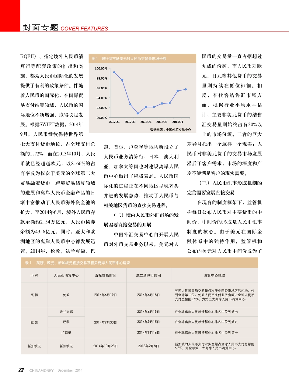 人民币对非美元货币直接交易的发展与展望_第2页