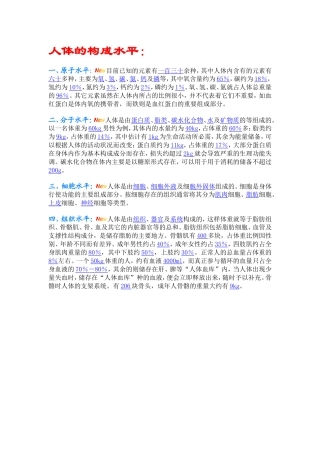人体八大系统大全