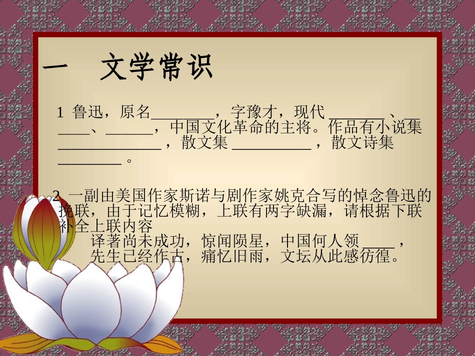 孔乙己、变色龙比较复习课_第2页