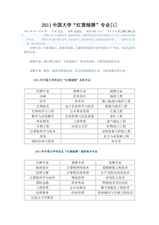 普通高校中实力最强专业一览