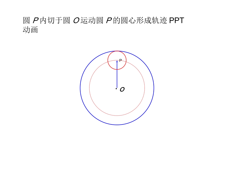 两圆相切运动圆心轨迹动画1_第1页