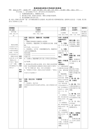 六年级语文导学案3桃花心木