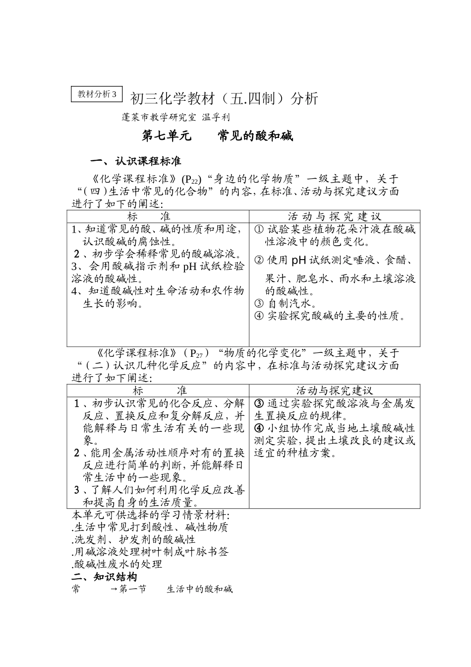 酸碱盐教材分析3_第1页
