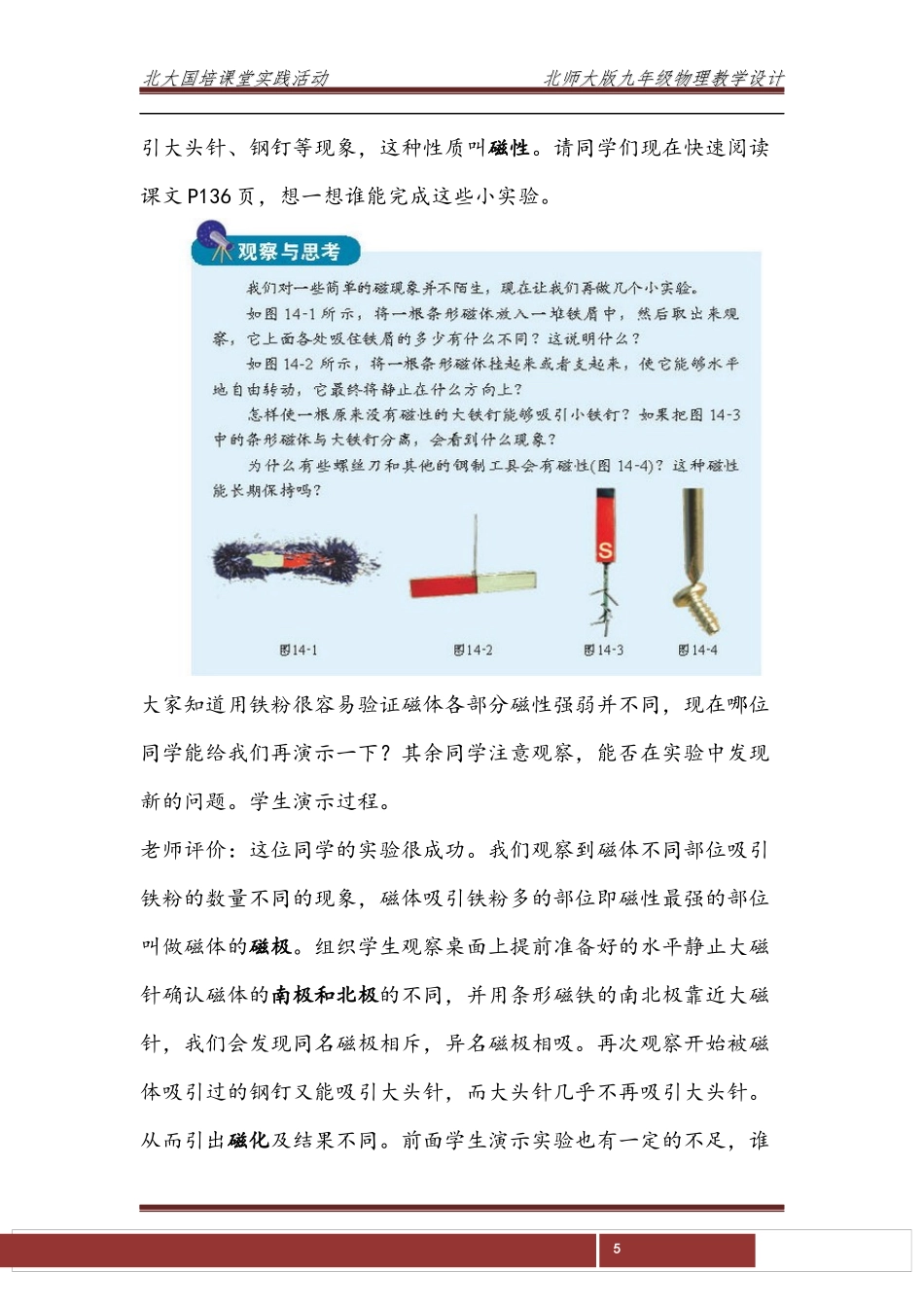 磁极和磁场的创新实验教学_第2页